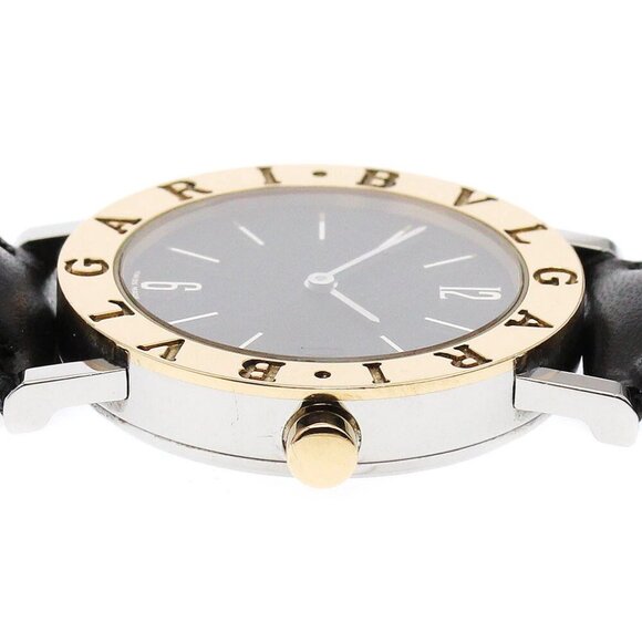 BVLGARI BVLGARIBVLGARI BB30SGLD YG bezel date Quartz Boy's Watch - Picture 5 of 7
